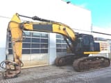 2016 Caterpillar 352F crawler excavator, side profile view