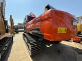 2024 Doosan DX340LC-9C crawler excavator rear three-quarter view