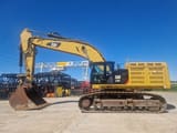 2019 Caterpillar 374FL crawler excavator, side view
