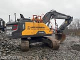 2015 Volvo EC250EL crawler excavator, rear three-quarter view