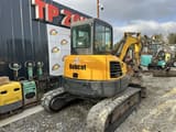 2015 Bobcat E50 mini excavator, rear three-quarter view