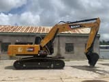Sany SY215C crawler excavator, side view