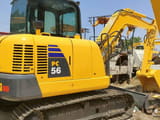 2020 Komatsu PC56 mini excavator, side view