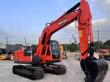 2024 Doosan DX140LC-9C crawler excavator, side view