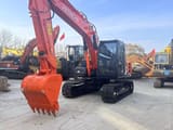 2024 Hitachi ZX120 crawler excavator, front three-quarter view