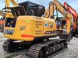 2023 Sany SY75C mini excavator rear three-quarter view