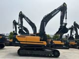 2026 Hyundai HX340HD crawler excavator side view