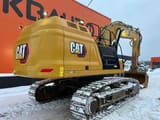 2020 Caterpillar 352 crawler excavator, rear three-quarter view