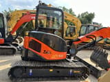 Hitachi Zaxis 50U mini excavator side view