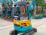 2020 Kubota U17 mini excavator, rear three-quarter view