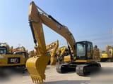 2021 Caterpillar 320GC crawler excavator, side profile view