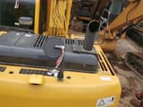 2020 Komatsu PC200 crawler excavator rear view