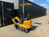 JPC CT-13 mini excavator, rear three-quarter view