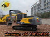 2023 Volvo EC210 crawler excavator, rear three-quarter view