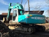 2005 Kobelco SK250 NLC-6ES crawler excavator, rear three-quarter view
