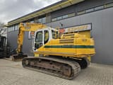 2016 Doosan DX235NLC-5 crawler excavator, rear three-quarter view