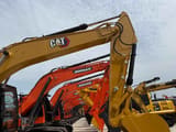 Caterpillar 320GC Crawler Excavator, close-up of boom and arm