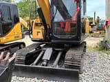 2023 Sany SY75 mini excavator, front view with blade
