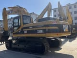 2020 Caterpillar 330BL crawler excavator, rear three-quarter view