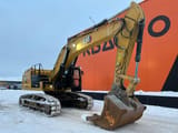 2020 Caterpillar 352 crawler excavator, side view