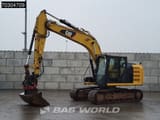 2015 Caterpillar 318EL crawler excavator, side profile view