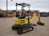 2017 Wacker Neuson EZ17 mini excavator, rear three-quarter view