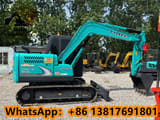 2024 Kobelco SK75-8 mini excavator, side view