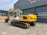 2010 Liebherr R906LC crawler excavator, rear three-quarter view