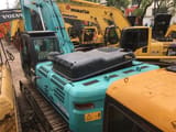 2017 Kobelco SK350LC-8 crawler excavator, rear-quarter view