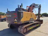 2017 Volvo EC220EL crawler excavator, rear three-quarter view