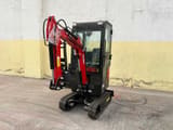 Vicsec VC13C mini excavator, front three-quarter view