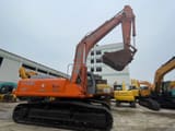 2013 Hitachi Zaxis 350 crawler excavator, side profile view
