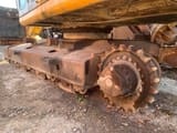 2007 New Holland E215B crawler excavator undercarriage view