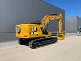 2024 Caterpillar 330GC crawler excavator, rear three-quarter view