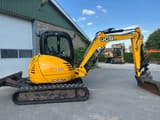 2015 JCB 8045 ZTS mini excavator side view