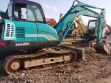 2024 Sunward SWE80E mini excavator, rear three-quarter view