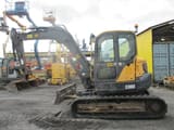 2015 Volvo ECR88D mini excavator, side view