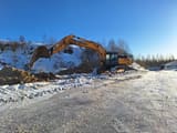 2008 Hyundai R450LC-7A crawler excavator, side profile view