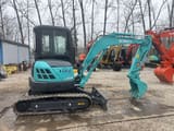 2023 Kobelco SK35SR mini excavator, side view