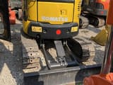 Komatsu PC30MR mini excavator, rear view