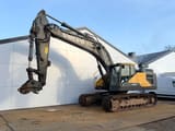 2014 Volvo EC380EL crawler excavator, side view