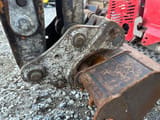 2016 Bobcat E35 Mini Excavator quick coupler and bucket detail