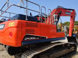 2023 Doosan DX300LC-9C crawler excavator, rear three-quarter view