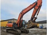 2018 Hitachi ZX350LC-6 crawler excavator side view