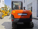 Doosan DH60 mini excavator, rear view