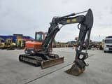 2017 Volvo ECR88D mini excavator, side view