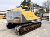 2005 Volvo EC140BLC crawler excavator rear three-quarter view