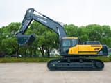2026 Hyundai HX505L crawler excavator, side profile view