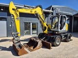 2021 Wacker Neuson EW100 wheel excavator side view