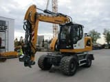 2023 Liebherr A914 LITRONIC G6.0-D wheel excavator, front three-quarter view